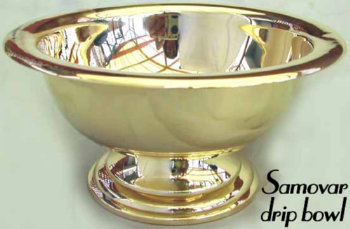 Elegant Samovar Drip Bowl